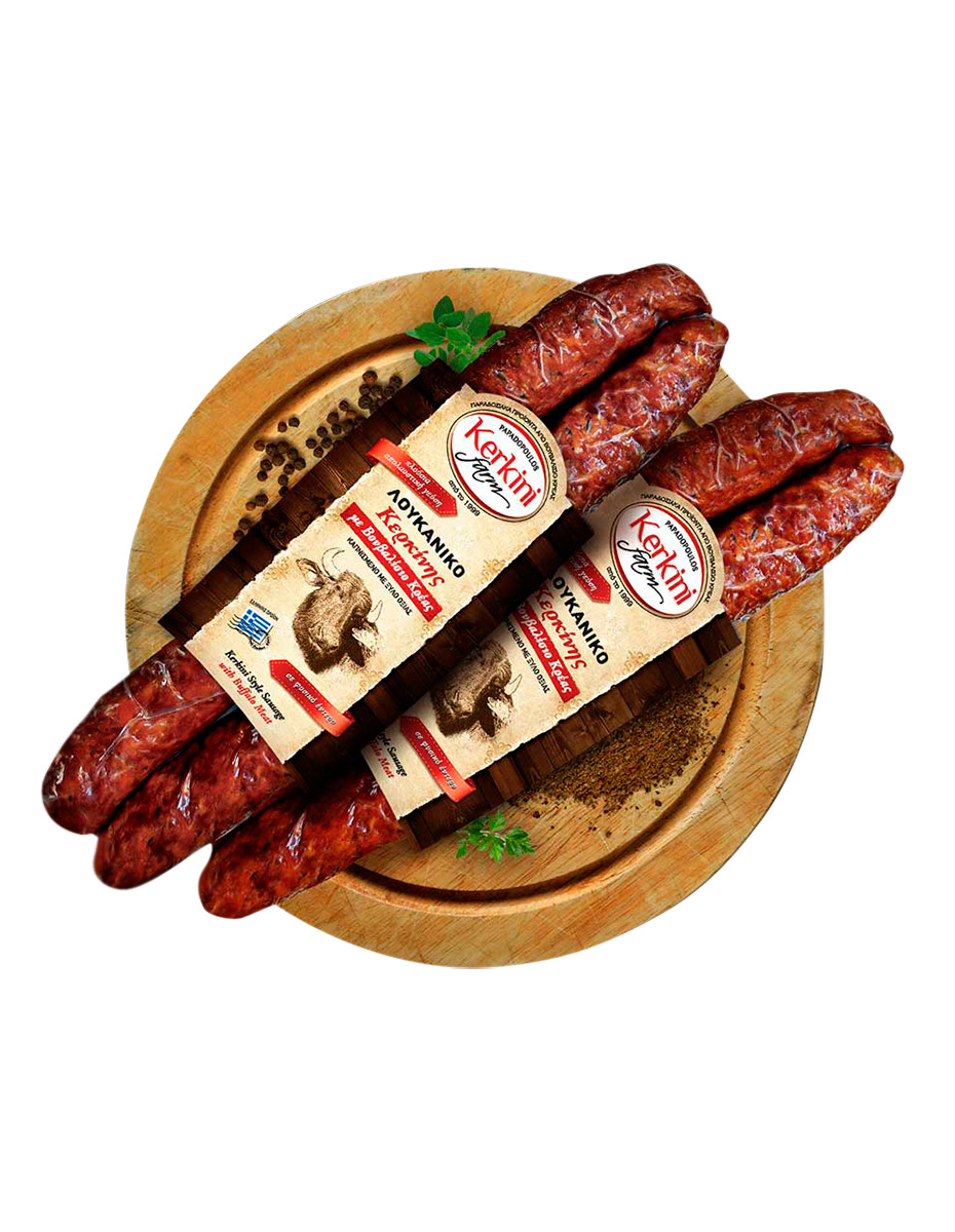 KERKINI SAUSAGES BUFALLO MEAT 300gr.