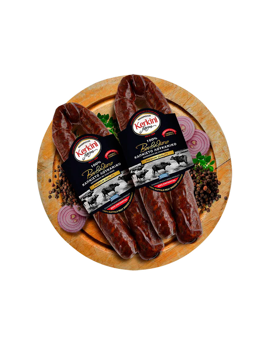 100% BUFFALO SMOKED SAUSAGE 200gr.