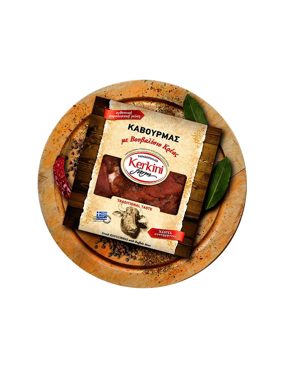 KAVOURMAS WITH BUFFALO MEAT 200gr.