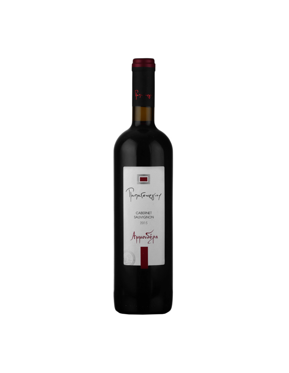 ΒΙΟΛΟΓΙΚΟΣ ΟΙΝΟΣ ΕΡΥΘΡΟΣ CABERNET SAUVIGNON  ΑΜΜΟΥΔΕΡΑ ΕΜΦΙΑΛΩΜΕΝΟΣ