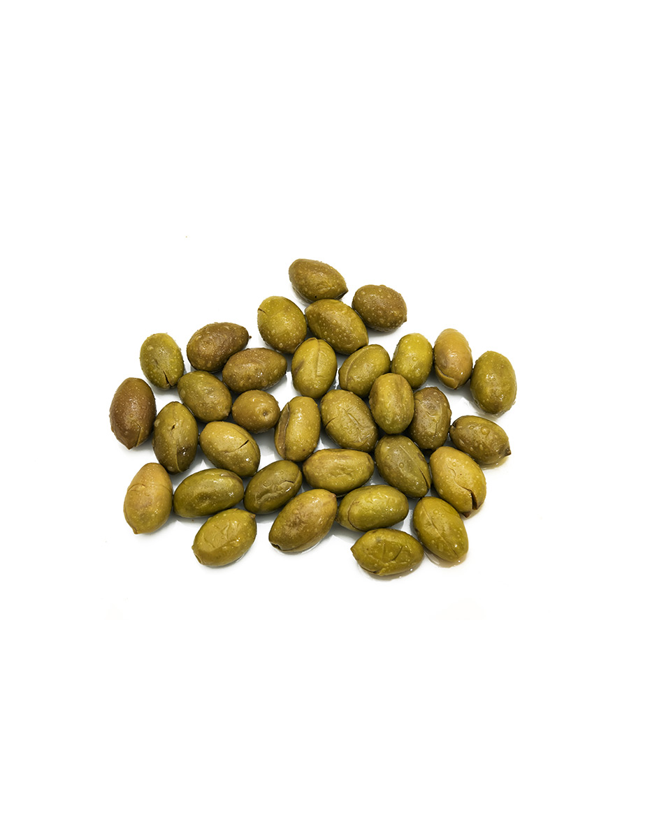 GREEN OLIVES FROM MEGARA 231-260 (13kg &amp; 5,5kg NET WEIGHT)
